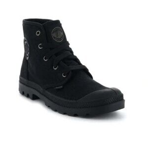 PALLADIUM WOMENS PAMPA HI BOOT BLACK - 7.5 NEW WITH TAGS